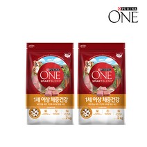퓨리나 원 1세 이상 체중건강 2kg *2개, 단품, 2000g