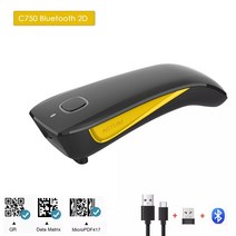 2d 바코드 스캐너 netum c750 블루투스 무선 핸드헬드 포켓 qr 바코드 데이터 매트릭스 pdf417 리더 for store mobile