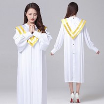 성가대복 성가대가운 찬양 현대 의류 크리스찬 교회 합창단 성자 의상 여성 성직자 가운 시 클래스 서비스 수녀 노래 AliExpress, design 8+XL