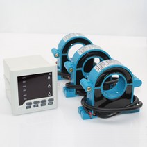유속계 3pcs 클램프 CT 센서 AC0-50A 100A 150A 200A 400A 600A 상 전류계, 01 200A_01 72*72 미리메터