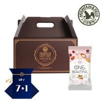 [7개사면+1] 산과들에 브라질너트 하루견과 60봉 프리미엄 설날명절 선물세트 (원데이뷰티풀), [7+1]60선물)원데이뷰티풀