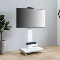 인페쏘 HTR-1200 HTR-1600 (색상: 화이트 / 블랙) 이동형TV장식장 TV거치대 -한일장식장 - -국내생산- 전기종TV설치가능, HTR-1200화이트
