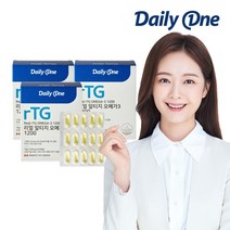 데일리원 전소민 리얼 알티지 오메가3 캐나다 직수입 IFOS 5등급 초임계 60캡슐, 3통