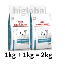 로얄캐닌 [정품] 하이포알러제닉 스몰독 1kg [최근제조상품], 3개, 2kg