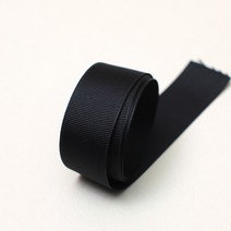 엔소엔 골지리본 골직 선물포장리본끈 10mm 롤, 골지53검정색 45M 1롤