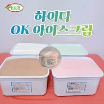 업소용 하이디 Ok 바닐라외 5 가지맛 5000ml 아이스크림, 메론맛5000ml, 1개, 500ml