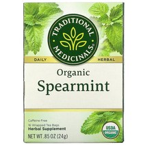 Traditional Medicinals Spearmint 스피어민트 16티백, 24g