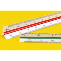 건축 제도용 도면용 삼각 스케일 자 제도용t자 t자, 1개, 15cm 저배율