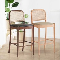 꼬모까사 [꼬모까사]나달 라탄 바체어 (2종색상), 월넛/60cm(절삭요청)