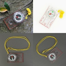 길잡이 다기능 나침반 10X6CM 미니나침반 나침반겸용 다용도나침반 방향나침판