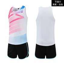 마라톤싱글렛 트레이닝 러닝 유니폼 마라톤 민소매 조끼 기능성, 19 남성용 화이트 a