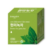 다하다 현미녹차 티백 100입 1개
