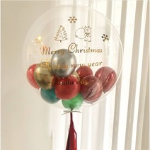 랄라데이 레터링풍선 만들기 DIY세트 기념일 생일 파티 이벤트 커스텀 프로포즈 셀프촬영, 1set, 8. 펄크리스마스