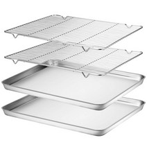 (미국) 와일던 베이킹 스테인리스 판 식힘판 받침판 Wildone Baking Sheet & Rack Set