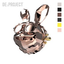 디프로젝트 디버니 토끼 차량용 방향제 (색상6종 선택/향6종 선택), [로즈골드], [블랙체리], [쇼핑백:선택]