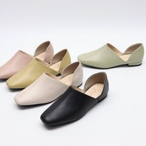 트렌드온 T81481 여성신발 토오픈슈즈 사이드오픈 단화