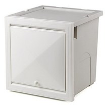 올맘 멀티 큐브박스 수납함 40L, 화이트, 5개