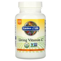 Garden of Life (가든 오브 라이프) Garden of Life Living 비타민C 베지 캡슐 60정, 3개