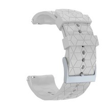 순토 다이빙컴퓨터시계 suunto 9 baro 9 spartan 실리콘 스트랩 용 suunto 7sports 스마트 시계 교체 팔찌, 하얀, 24mm