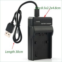 배터리 충전기 카메라 면도기 NP-45 BP-DC17 디지털 카메라 배터리 충전기 Intova SP-8 IC14 Leica SOFORT, 한개옵션0