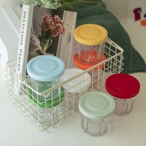 졸리마 트윙클자 24종 이유식 용기로도 좋은 밀폐력 좋은 유리병, 화이트, 트윙클자 L(620ml)