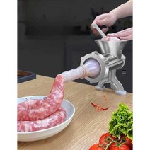 (설루샵)소시지 만드는기계 수제소세지 순대 민찌기, 데스크탑(캔관장고기-누들)+케이싱 1봉지