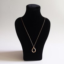 딩동샵 물방울 해머 롱 목걸이