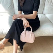 [다잇템] 여자 롱 U넥 들러리룩 반소매 원피스