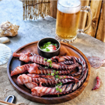 국내가공 술안주 아이들간식 대왕 문어 가문어 통족, 1개, 1kg