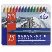 까렌다쉬 수성크레용 NEOCOLOR2 15색, 없음