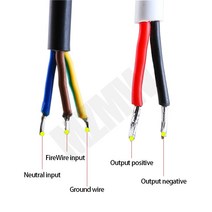 방수 스위칭 전원 공급 장치 조명 변압기 SMPS 정전압 드라이버 400W AC-DC 12V 36V IP67, 03 36V_03 600W_01 200-240VAC