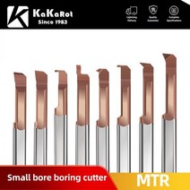 밀링머신 소형 공작기계 KaKarot 미니 내부 튜링 공구 초경 선반 보링 커터 코팅 복사 작은 구멍 MTR MPR MQR MGR MFR MIR MKR MZR 3mm 4mm, 4R0.5L10, 1개