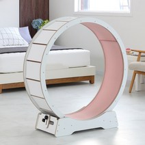 나비나무 화이트우드 가성비 무소음 캣휠 캣타워 국내제작 고양이 캣워커 스완카펫포함, 핑크, 780mm