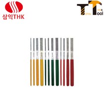 삼익THK 12본조 금형다이아몬드줄 12개한세트 금형줄 테퍼핸드파일 금형연마줄 금형다이아줄 삼익금형줄