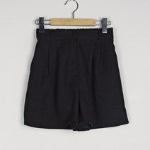 퍼니걸스 5585 뒷 밴딩 와이드 핀턱 반바지 팬츠 여성의류