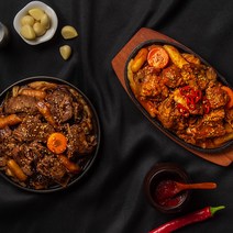 전통 마약 갈비찜 맛집 간장 매운 돼지 갈비찜 1.1kg (2~3인분), 전통 마약 매운 갈비찜
