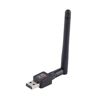 네트워크 랜카드 새로운 150Mbps 미니 USB 무선 어댑터 LAN 카드 안테나 인터넷 WiFi 수신기, [01] Black