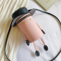 오꿈 가죽가방만들기 키트, 깡통로봇pink, 1개