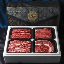 한우 선물세트 구이용 800g 선물용 모듬 세트 1++ 당일배송 냉장 등심 안심 갈비살 채끝 업진살 부채살 설 명절, [옵션7] 한우1++ 실속세트1호(800g)
