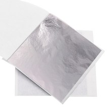 문서 종이 사진 재단기 절단기로즈 레드 금박 모조 실버 호일 종이 100 개/10 색 DIY 미술 공예 디자인 포, 18 10pcs Silver