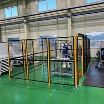 산업용 안전펜스 기둥 철망 별도 로봇 안전펜스 휀스 펜스 맞춤제작 판매, 펜스 기둥(H2000)