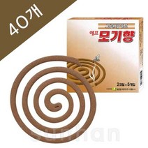 일명 그린세이프 에프 모기향 1통 (2코일 5개입), 40통