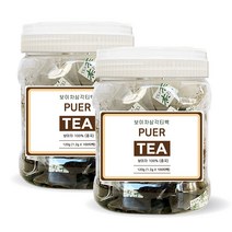 권뱅푸드 보이차 삼각티백 100T, 2통, 120g