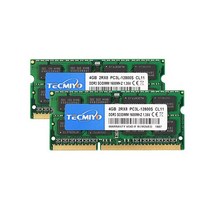 TECMIYO 8GB 키트 (2 x 4GB) DDR3L1600 SODIMM DDR3 PC312800 비 ECC 언버퍼드 1 35V 5V CL11 2RX8 듀얼 랭크 노트북 노트북용, PC3L 12800S _8GB Kit (2x4GB) D