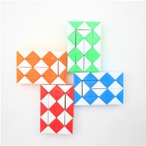 큐브 성인용 연결 Torsion- 3x3x3 매직 스티커없는 퍼즐 1 개 학생 전문가용 속도 입방체 교육용 장난감, [06] random