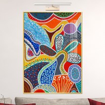 보고아트 알록달록 추상화 컬러플 거실 카페 오피스텔 인테리어 소품 액자, [14]알록달록추상화_알록달록 꽃동산