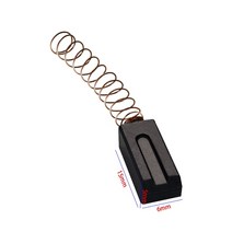 전기 모터 도구 용 다양한 유형의 흑연 브러쉬 해머 앵글 그라인더 전기 드릴 커팅 머신 카본 브러쉬 10 개, [02] 5x6x15