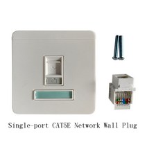랜 선 poe 테스터기 시험기 네트워크 2포트 UTP CAT5E 네트워크 모듈 RJ45 / CAT6 커넥터 정보 소켓 컴퓨터, 01 A