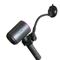 펫드라이룸 렌탈 샤오미펫드라이룸 핸즈프리 헤어 드라이어 홀더 360 회전 유연한 조직 스탠드 랙 흡입 컵, 01 black