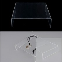 정사각 ㄷ형 아크릴 진열대 210X210X60MM 아크릴전시대 카페메뉴판 아크릴상품진열대